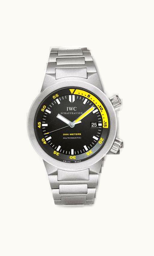 IWC Aquatimer 2000 Titanium / Black / Bracelet