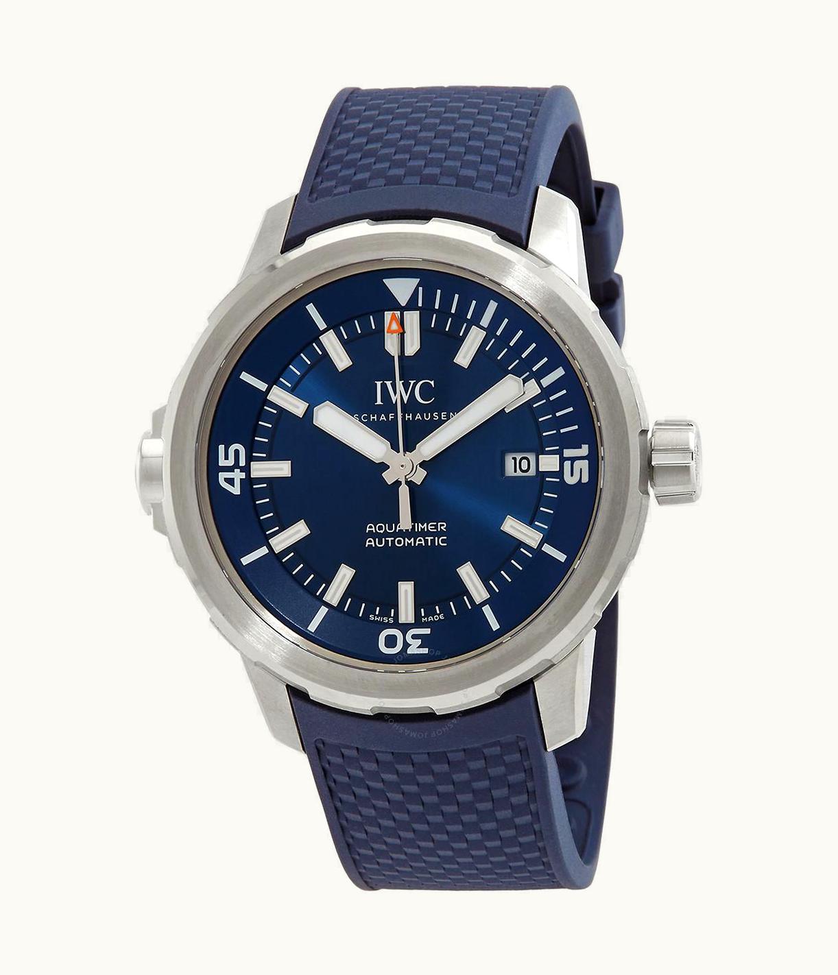 IWC Aquatimer Chronograph Stainless Steel / Blue / Bracelet