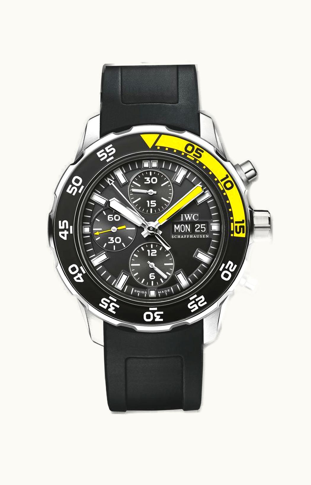 IWC Aquatimer Chronograph Stainless Steel / Black / Rubber