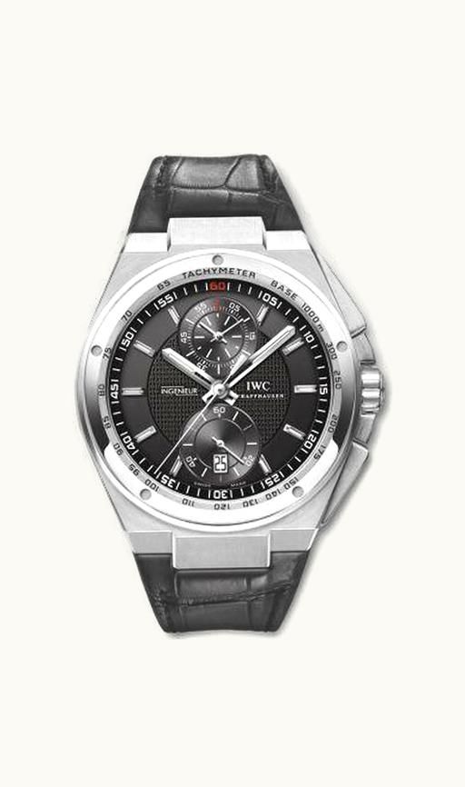 IWC Big Ingenieur Chronograph Stainless Steel / Black / Strap