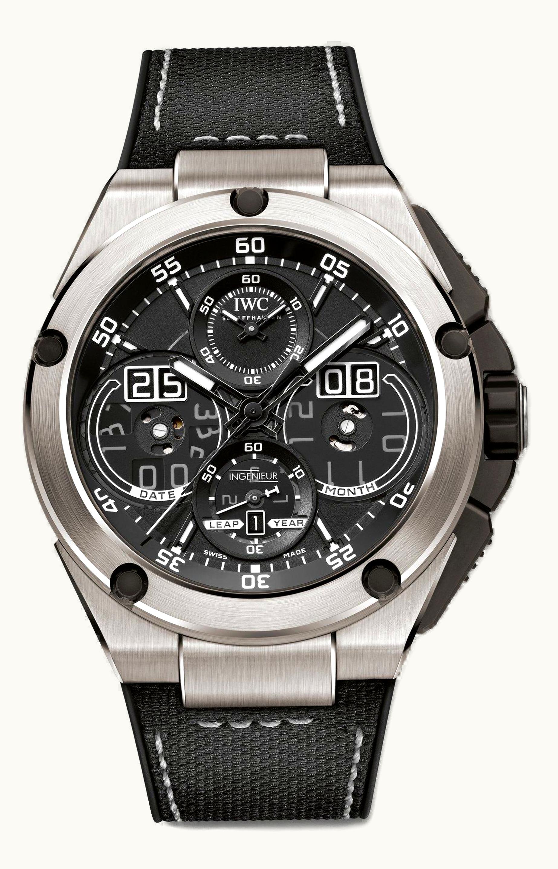 IWC Ingenieur Perpetual Calendar Digital Date-Month Titanium