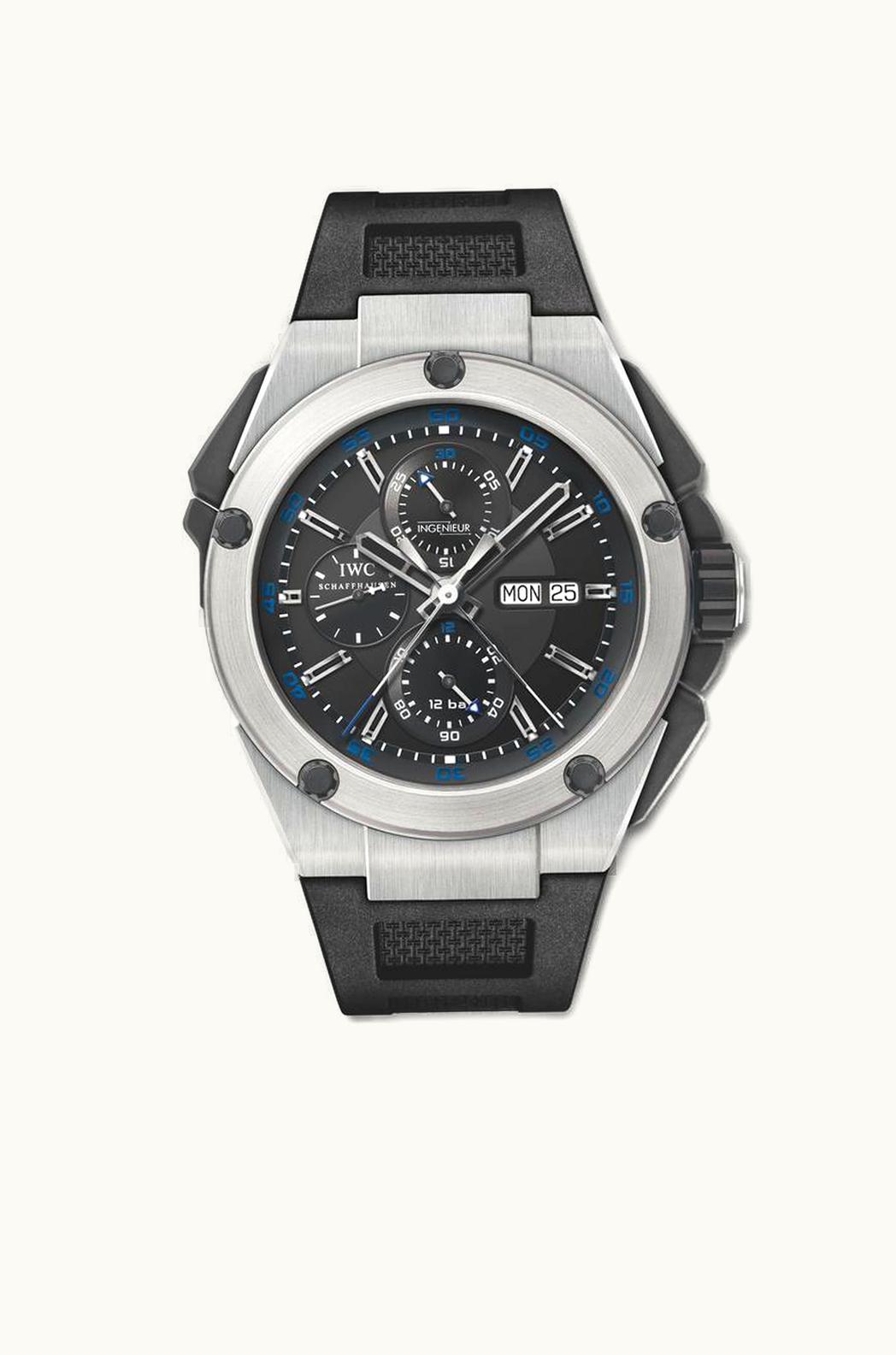 IWC Ingenieur Double Chronograph Titanium / Black