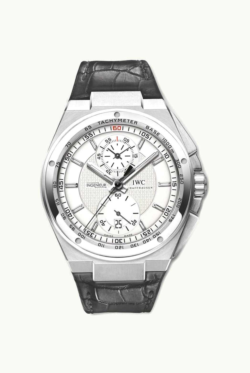 IWC Big Ingenieur Chronograph Stainless Steel / Silver / Strap