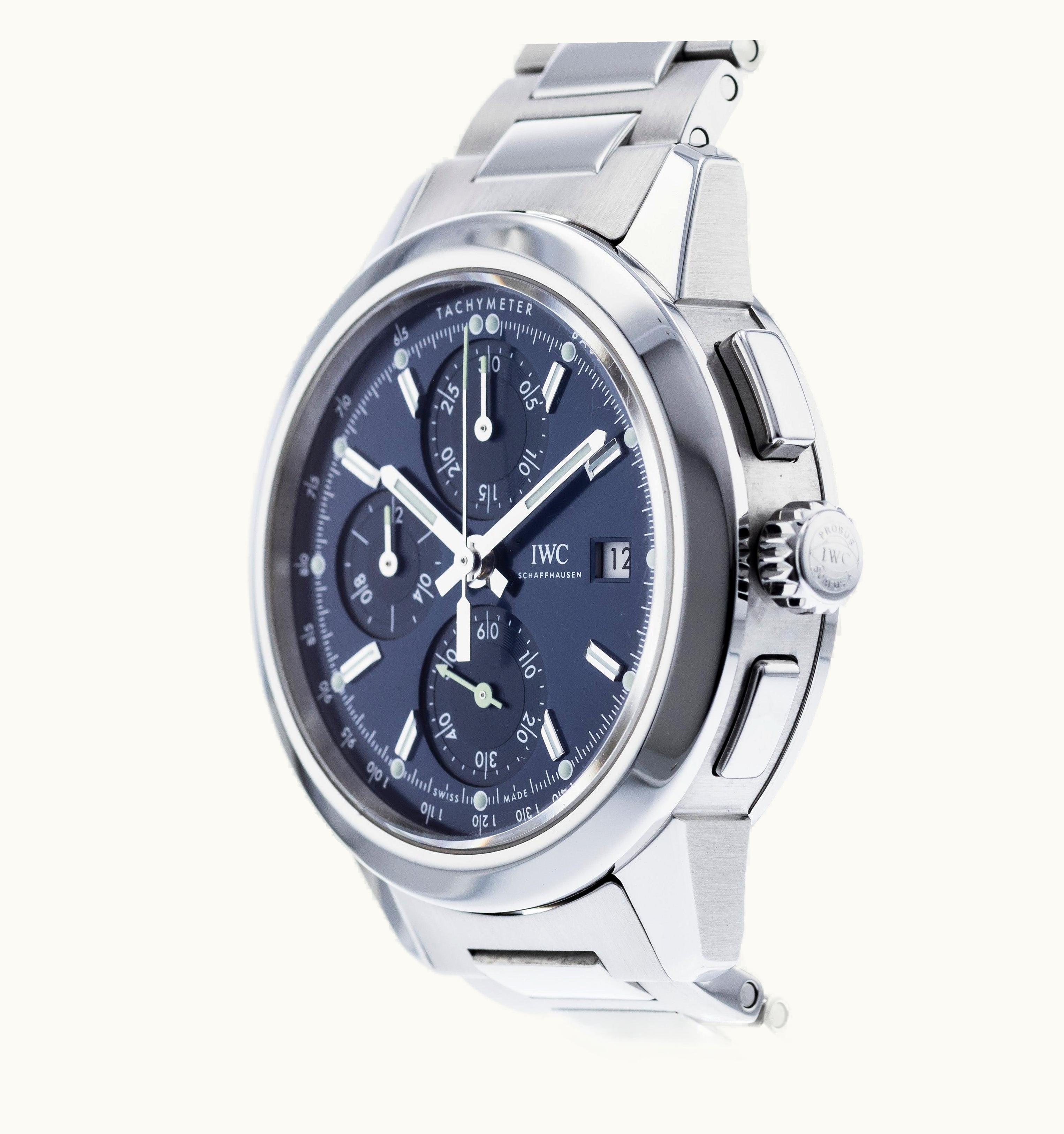 IWC Ingenieur Chronograph Custom Stainless Steel / Silver-Gold / Rubber