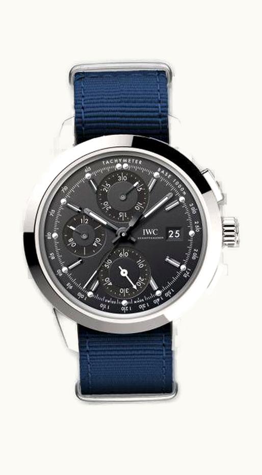 IWC Ingenieur Chronograph Custom Stainless Steel / Black-Black / NATO