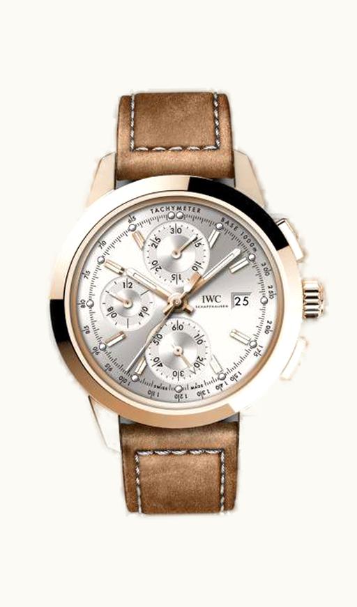 IWC Ingenieur Chronograph Custom Red Gold / Silver-Gold / Calf