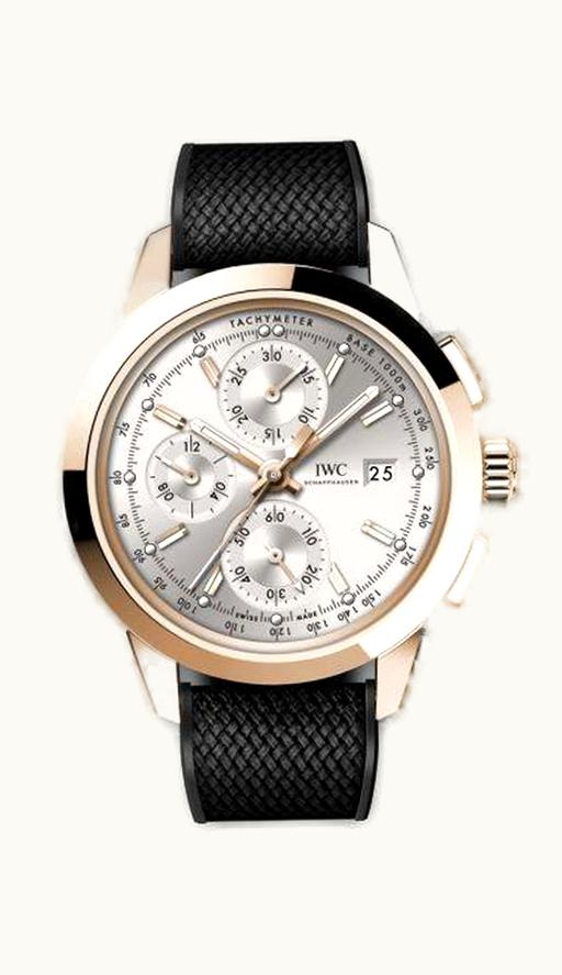 IWC Ingenieur Chronograph Custom Red Gold / Silver-Gold / Rubber