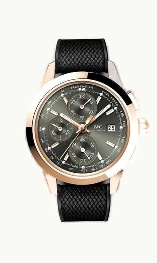 IWC Ingenieur Chronograph Custom Red Gold / Green-Gold / Rubber