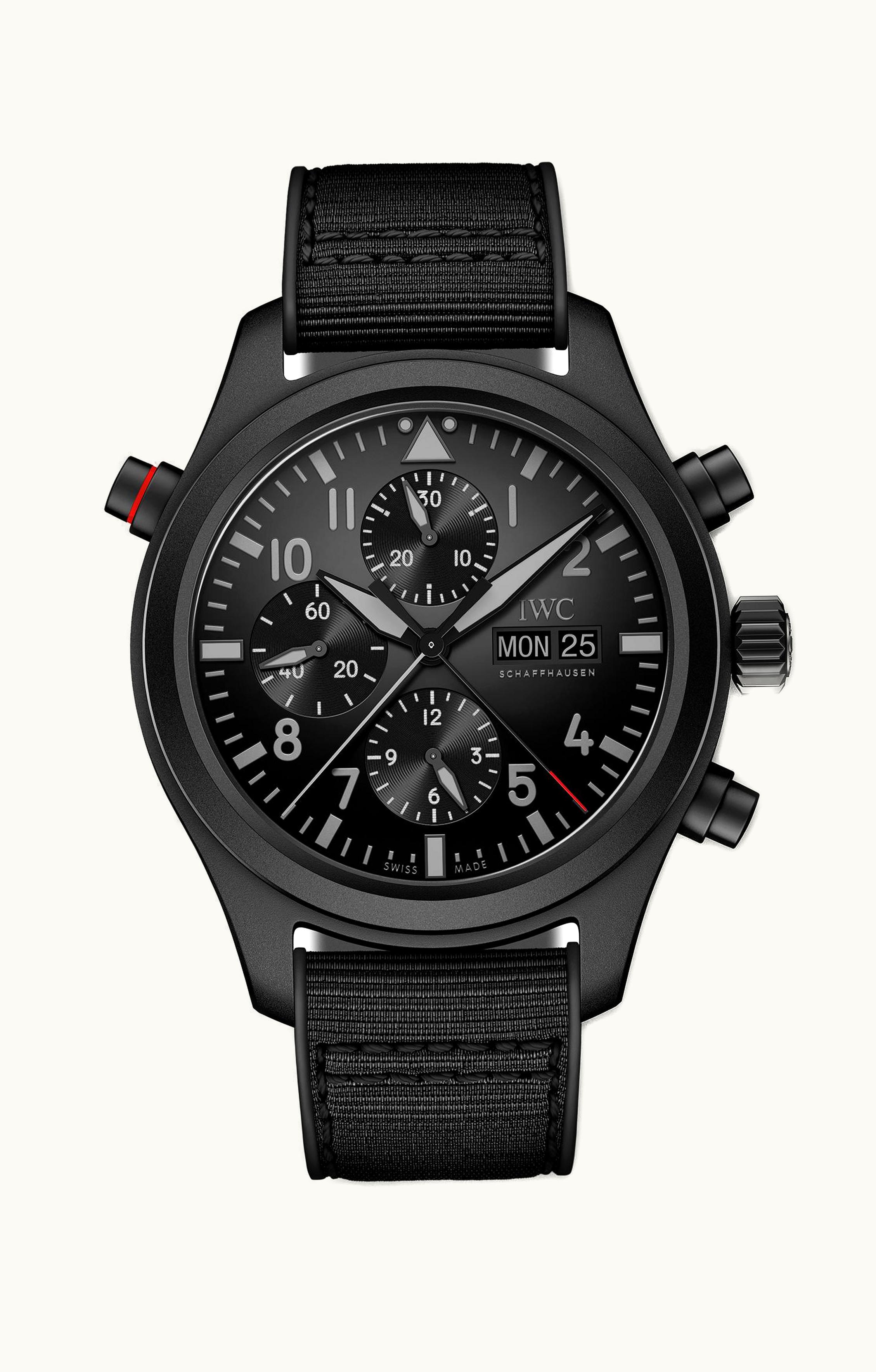 IWC Pilot's Watch Double Chronograph Top Gun Ceratanium