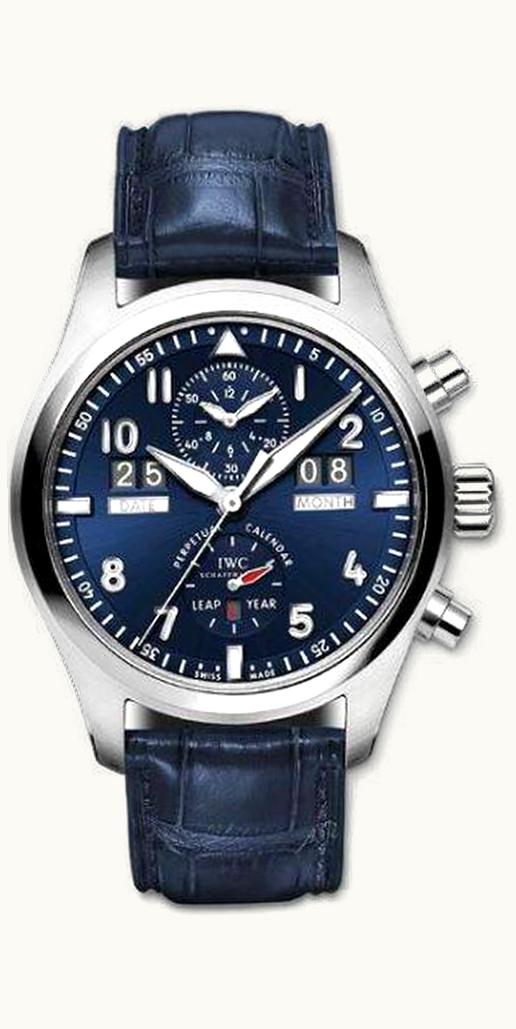 IWC Pilot's Watch Spitfire Perpetual Calendar Digital Date-Month Laureus Charity Night Zürich 2012