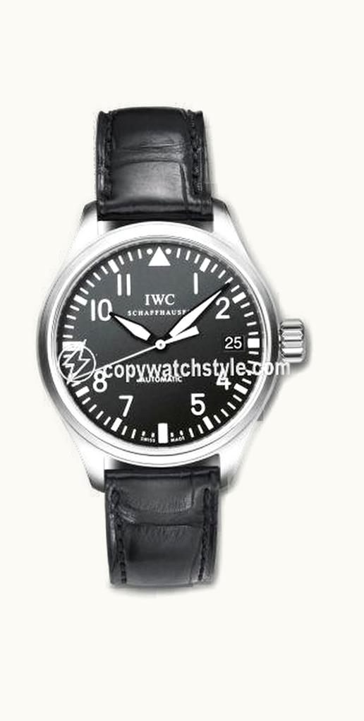IWC Pilot's Watch Midsize / Black Alligator