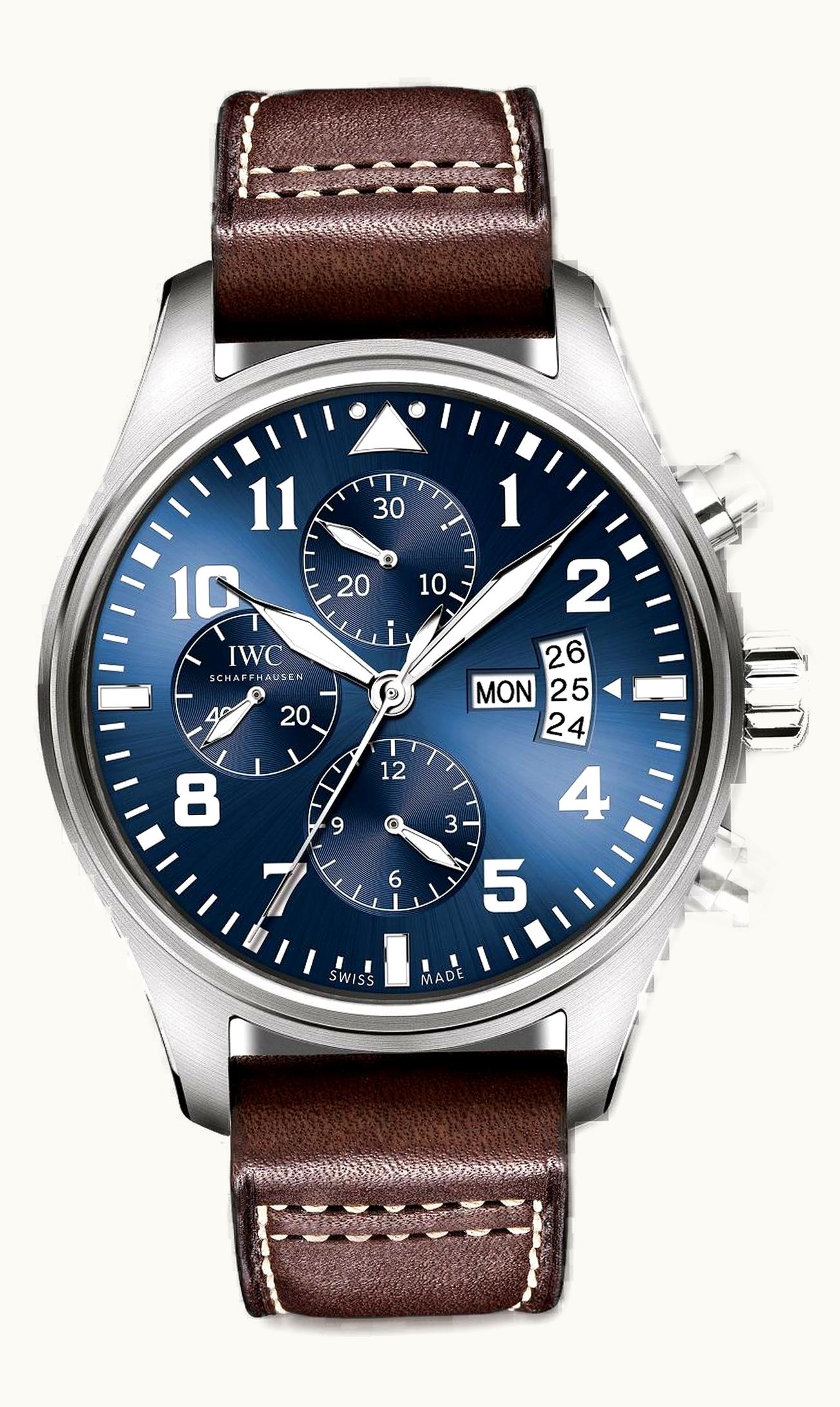 IWC Pilot's Watch Chronograph Stainless Steel / Le Petit Prince / Strap