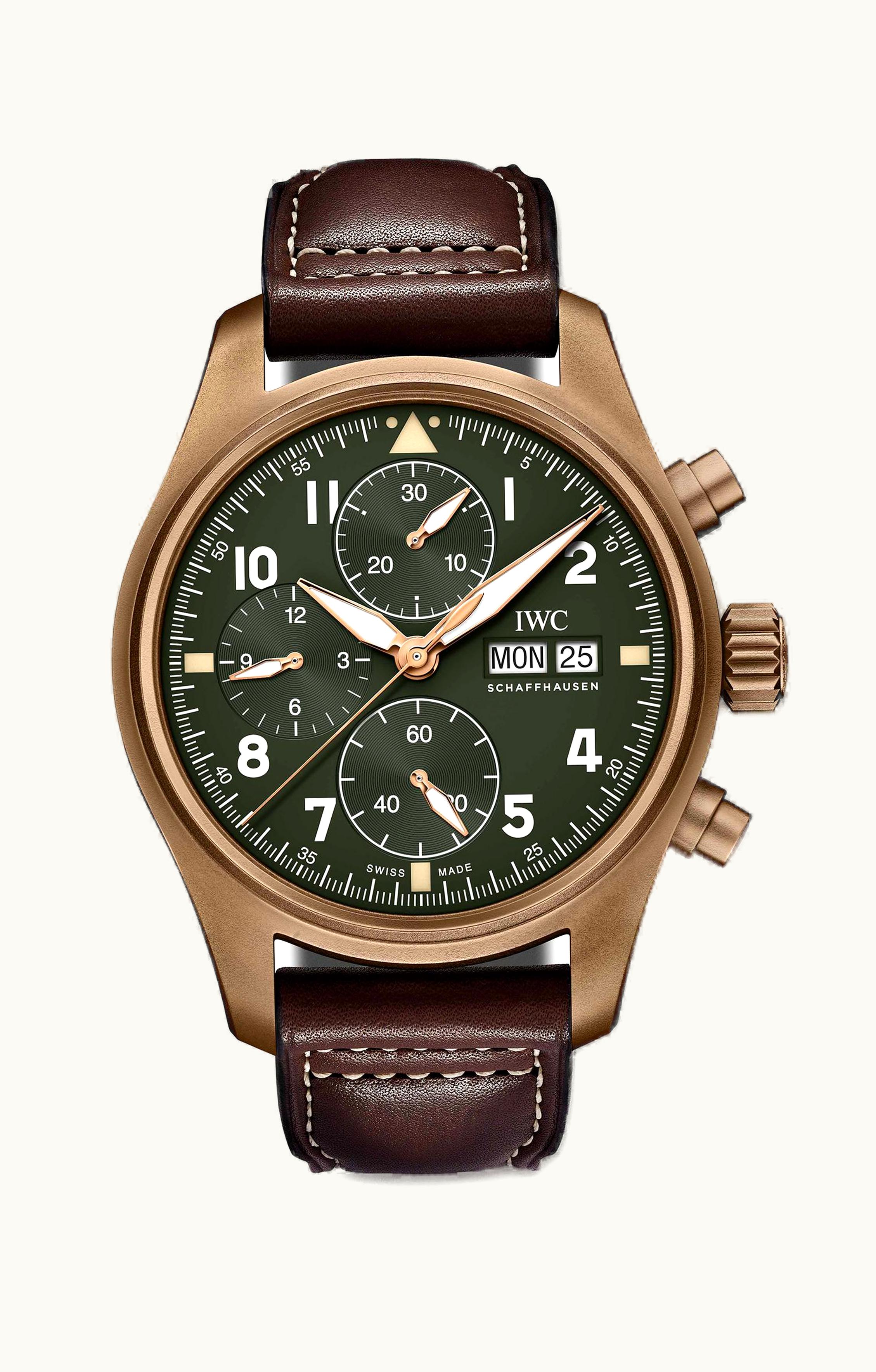 IWC Pilot's Watch Spitfire Chronograph Spitfire Bronze / Green