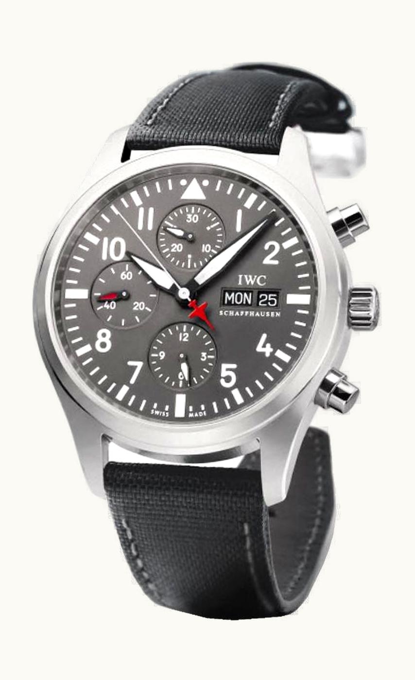 IWC Pilot's Watch Chronograph Stainless Steel / Patrouille Suisse