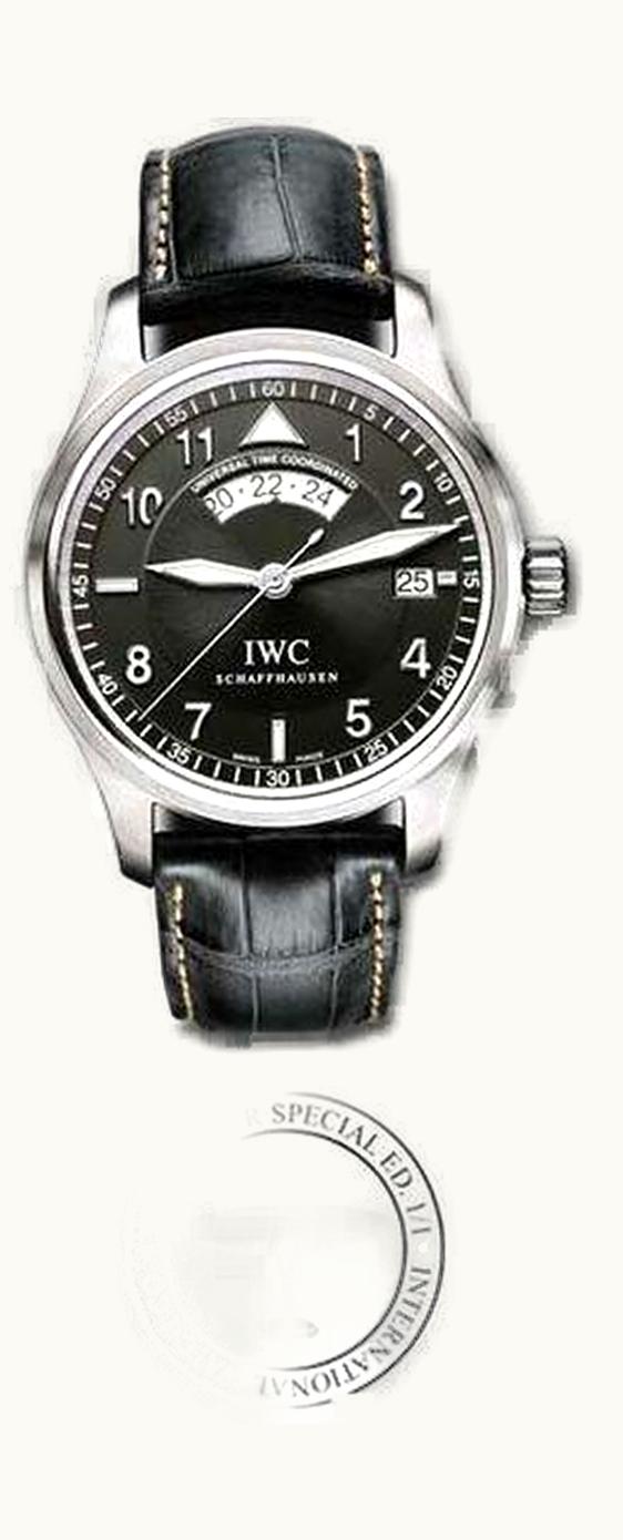 IWC Pilot's Watch Spitfire UTC Platinum / Black / Tim Mercer
