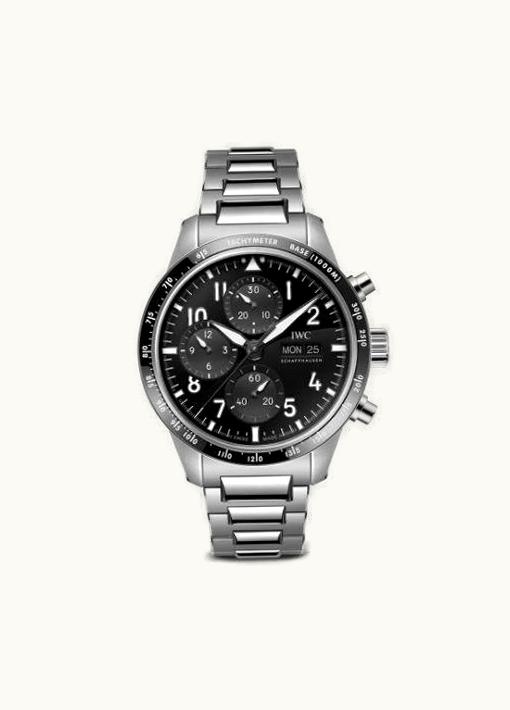 IWC Pilot's Watch Performance Chronograph Titanium / Black / Bracelet