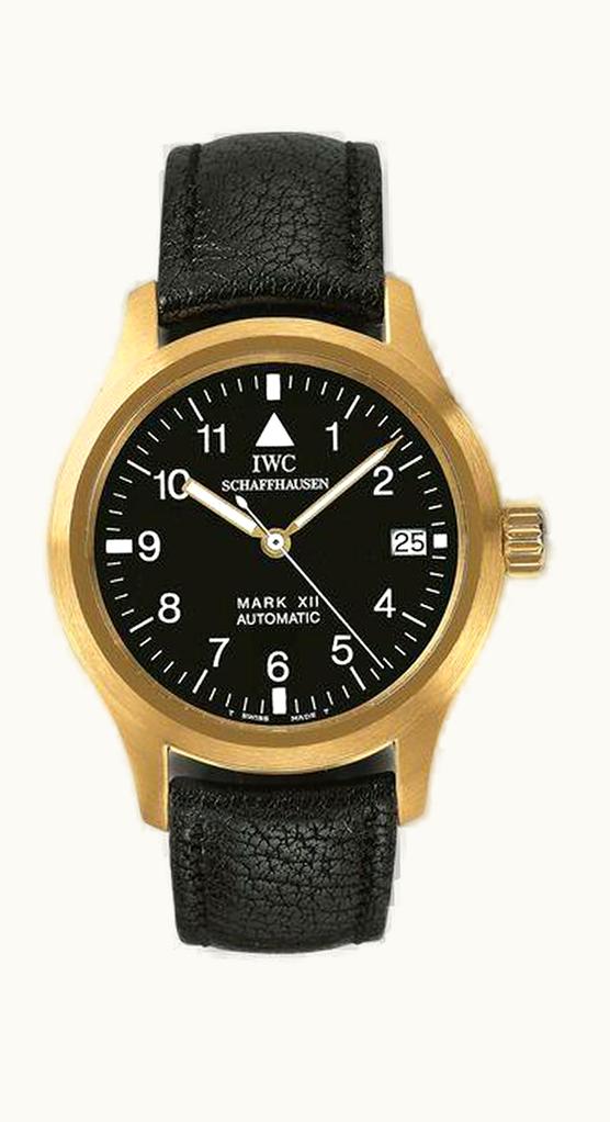 IWC Pilot's Watch Mark XII Yellow Gold / Black / Cathay Pacific