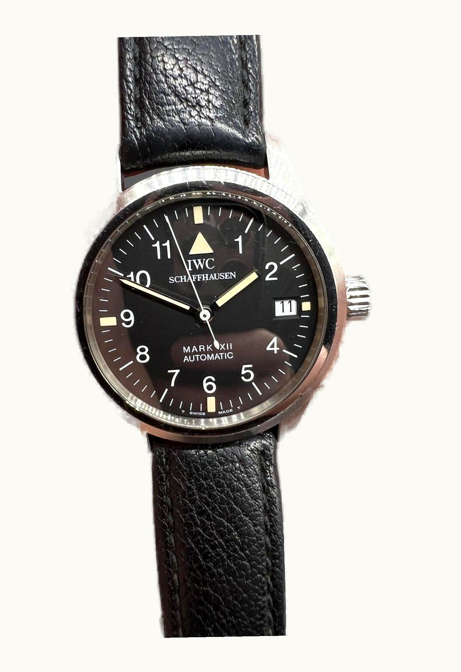 IWC Lady Pilot's Watch Mark XII Stainless Steel / Black / Strap