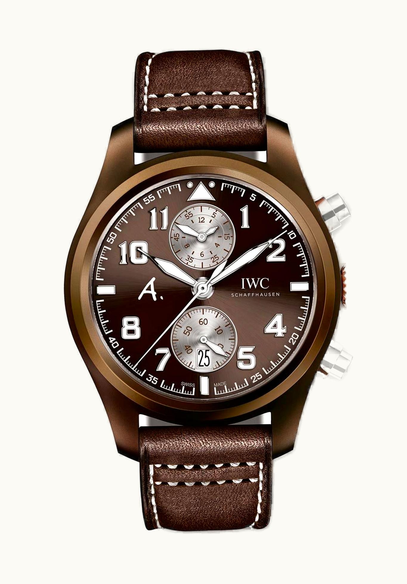 IWC Pilot's Watch Chronograph Edition Antoine De Saint Exupery Edition The Last Flight Platinum