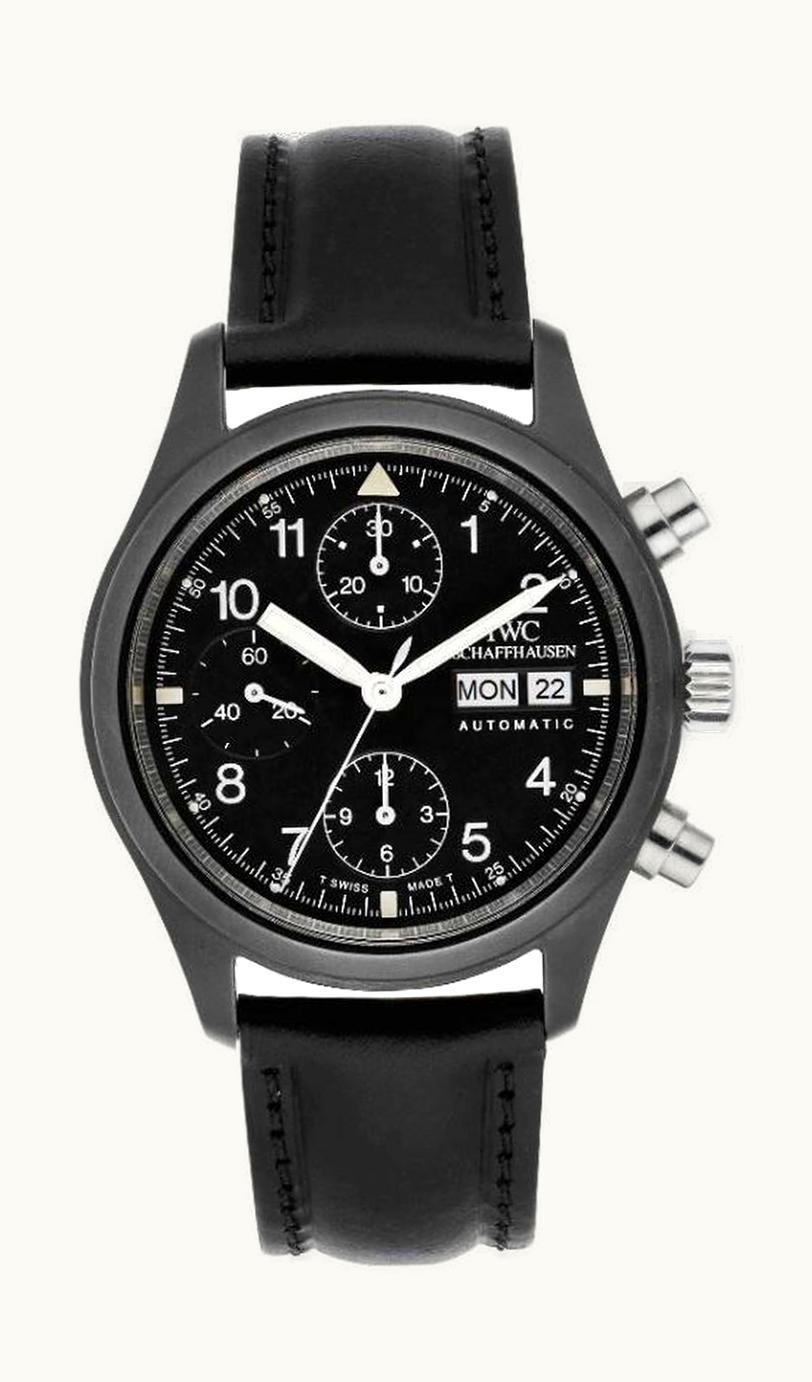 IWC Pilot's Watch Chronograph Ceramic / German / Strap