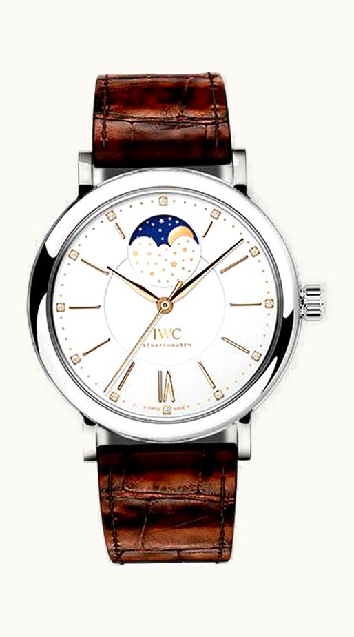IWC Portofino Automatic Moon Phase 37 Stainless Steel / Silver