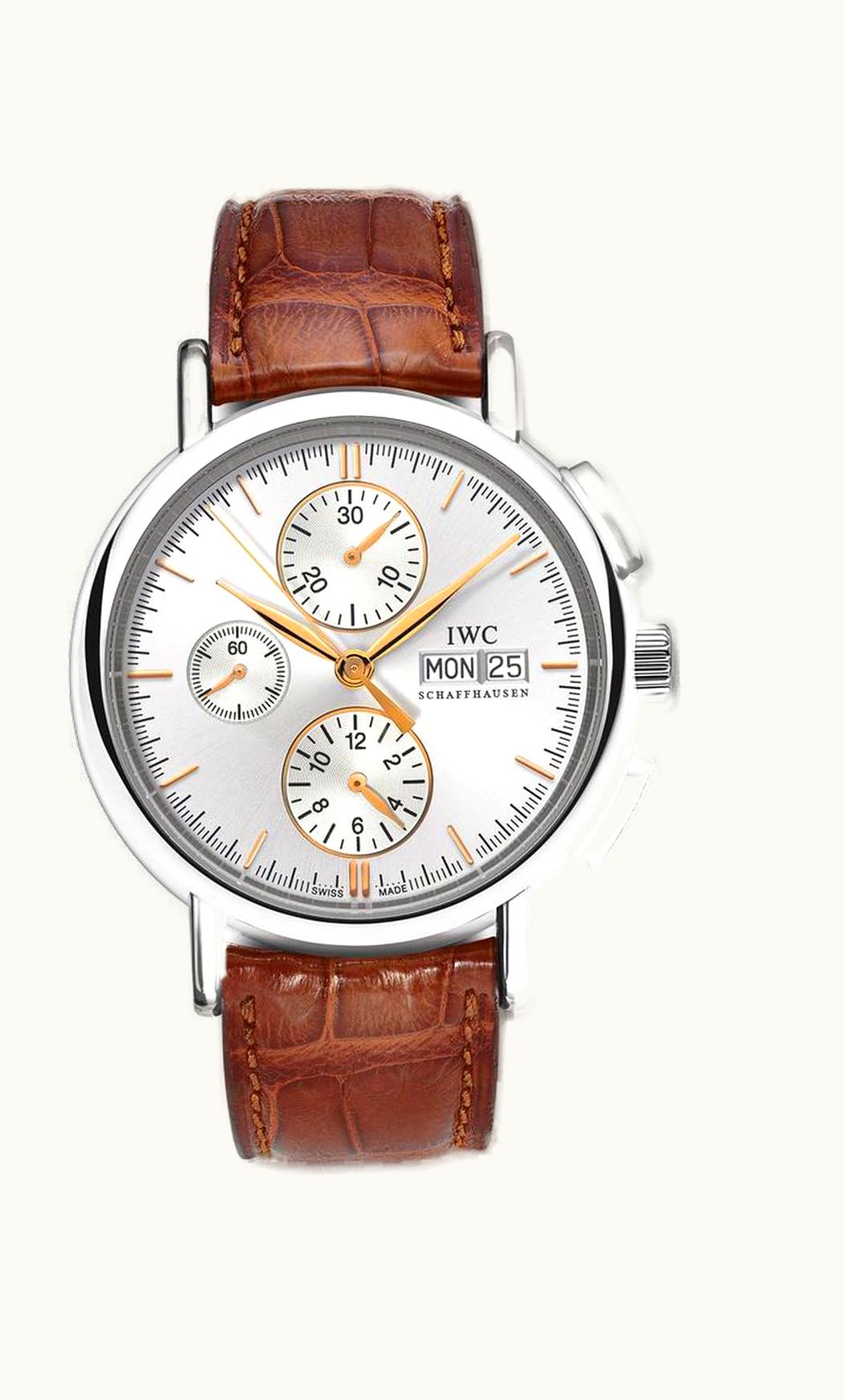 IWC Portofino Chronograph Stainless Steel / Silver