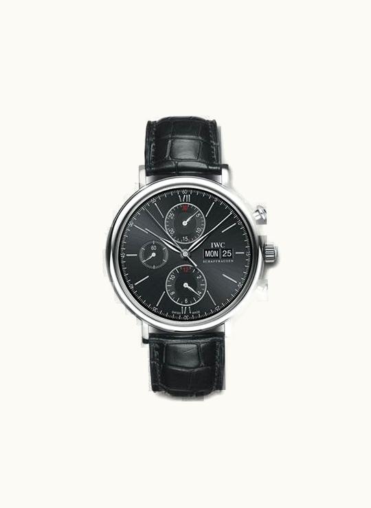 IWC Portofino Chronograph Stainless Steel / Black