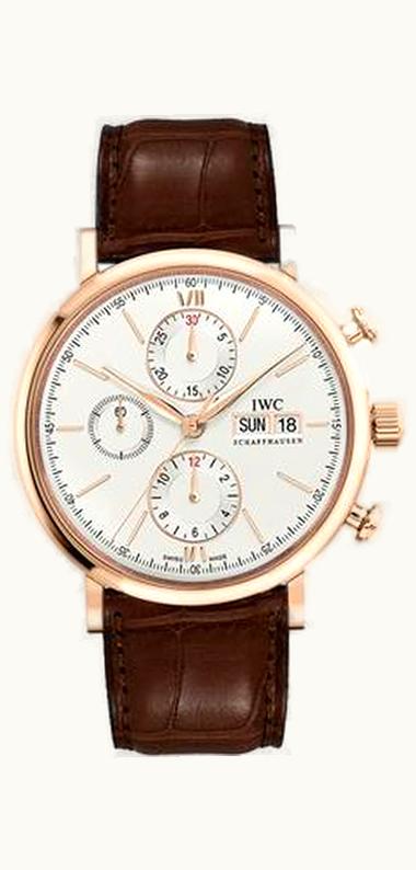 IWC Portofino Chronograph Red Gold / Silver