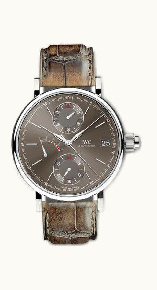 IWC Portofino Hand-Wound Monopusher White Gold / Slate