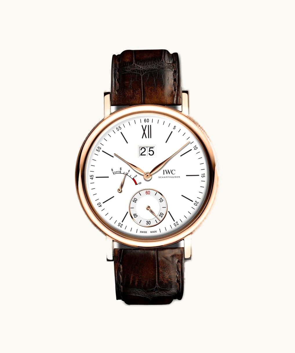 IWC Portofino Hand-Wound Big Date Red Gold / Bucherer