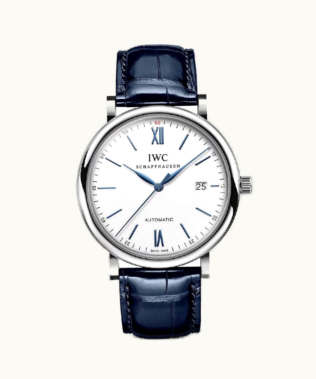 IWC Portofino Automatic Stainless Steel / Silver - Blue