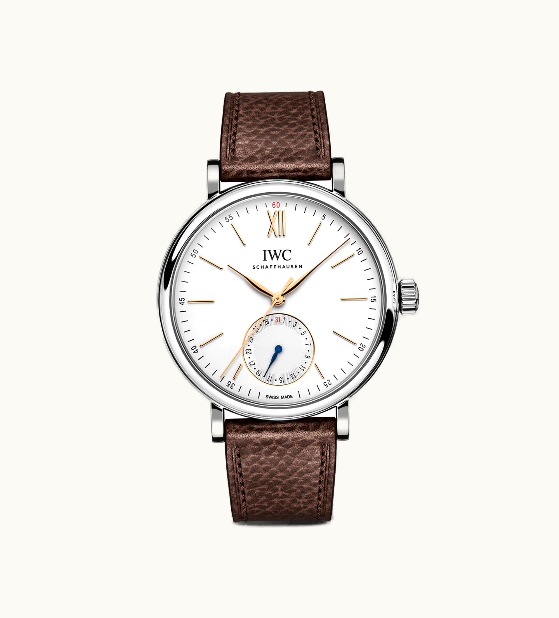 IWC Portofino Pointer Date  39 Stainless Steel / Silver