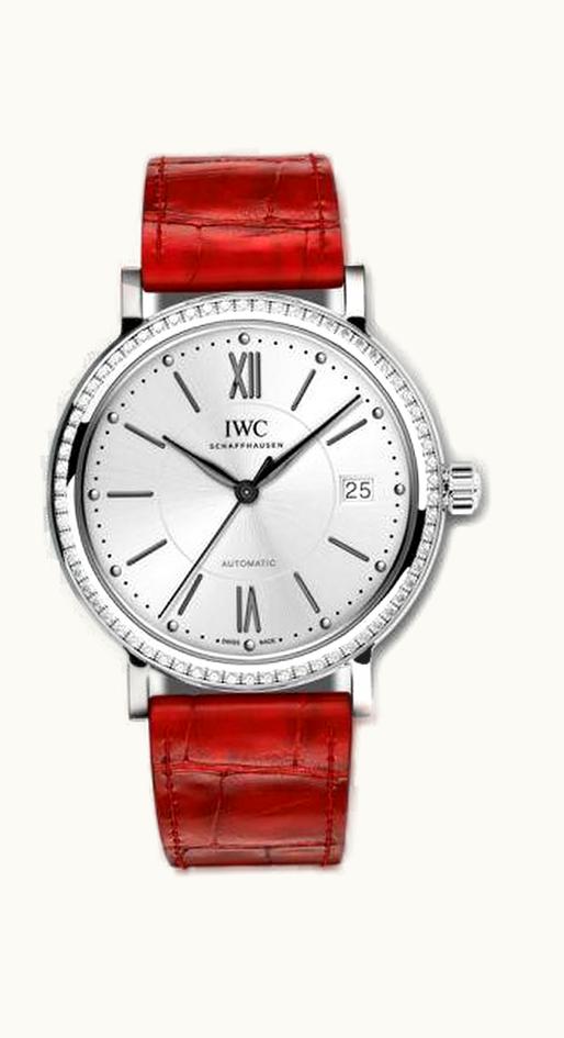 IWC Portofino Automatic 37 Stainless Steel / Diamond / Silver