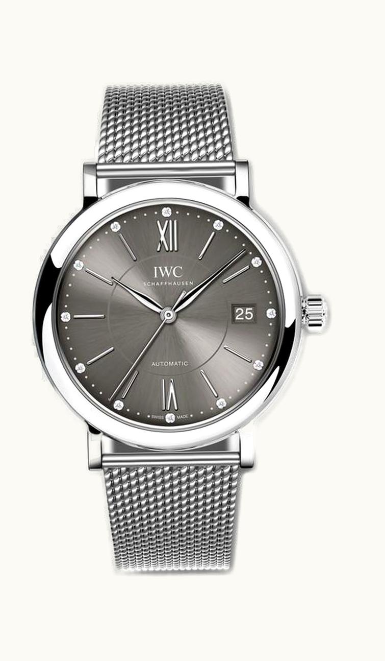 IWC Portofino Automatic 37 Stainless Steel / Ardoise / Milanese
