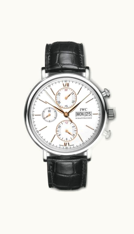 IWC Portofino Chronograph Stainless Steel / Silver