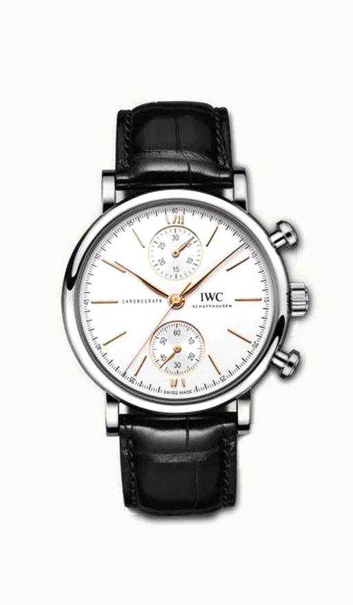 IWC Portofino Chronograph 39 Stainless Steel / Silver