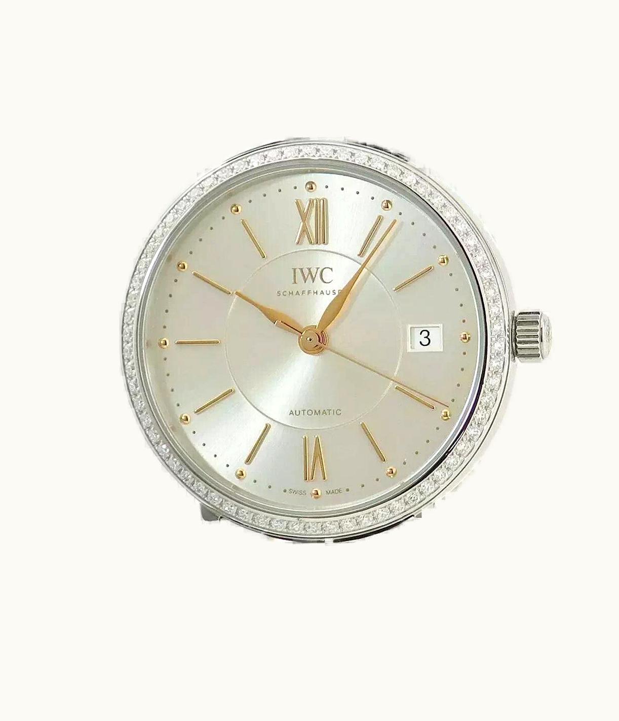 IWC Portofino Automatic 37 Stainless Steel / Diamond / Silver