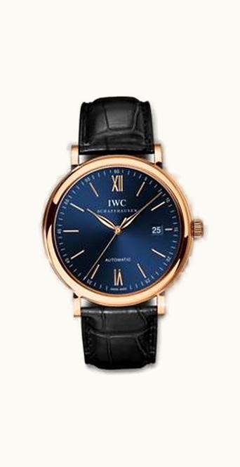 IWC Portofino Automatic Red Gold / Blue