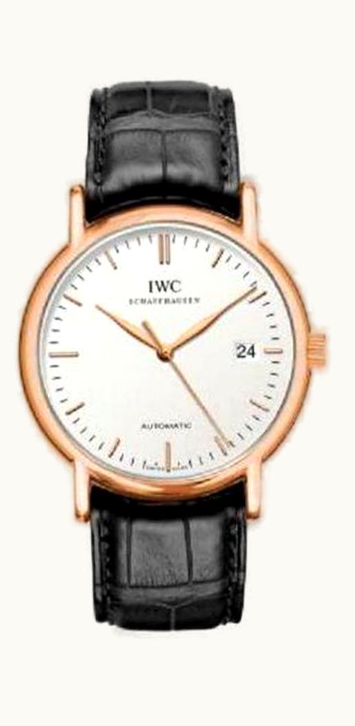 IWC Portofino Automatic / Rose Gold / White / Strap
