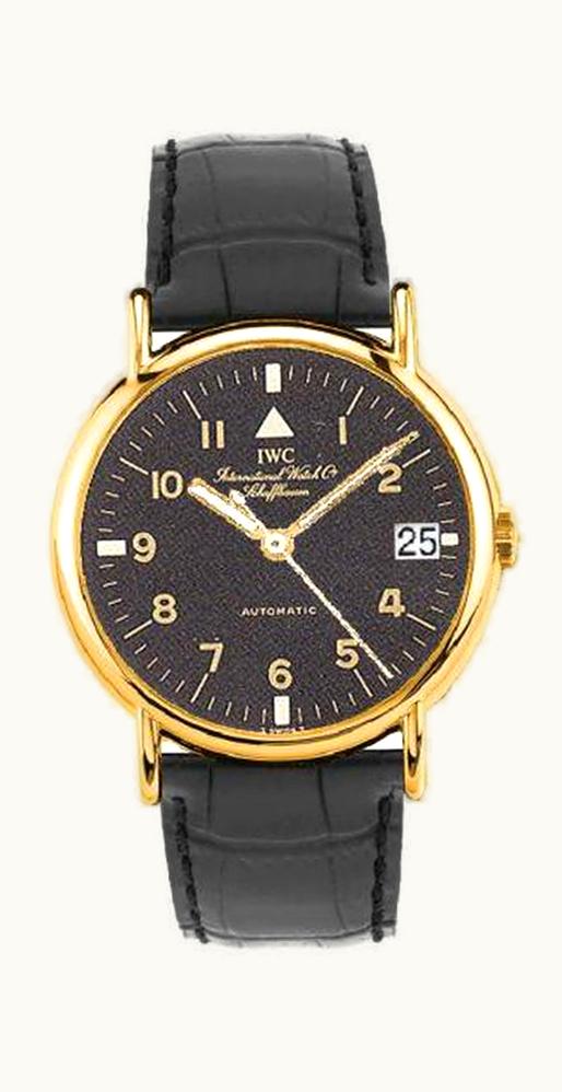 IWC Portofino Automatic Yellow Gold / Black - Pilot / Bracelet