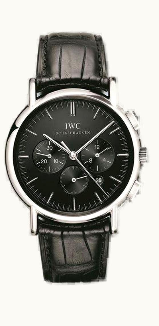 IWC Portofino Chronograph MecaQuartz Stainless Steel / Black