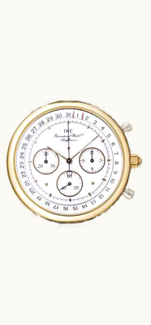 IWC Portofino Chronograph MecaQuartz Stainless Steel / Yellow Gold / White / Bracelet