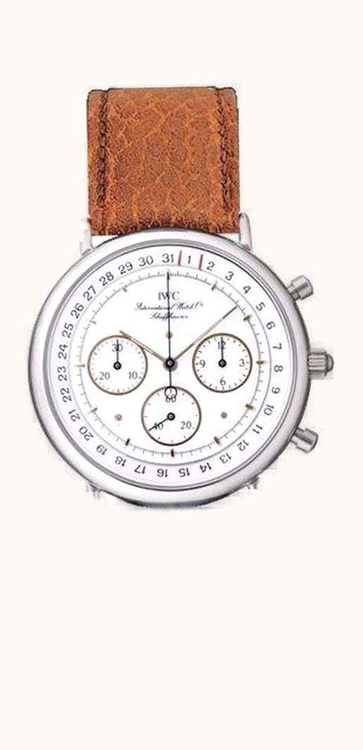 IWC Portofino Chronograph MecaQuartz Stainless Steel / White / Calf