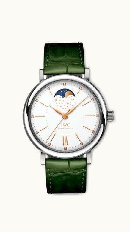 IWC Portofino Automatic Moon Phase 37 Stainless Steel / Silver