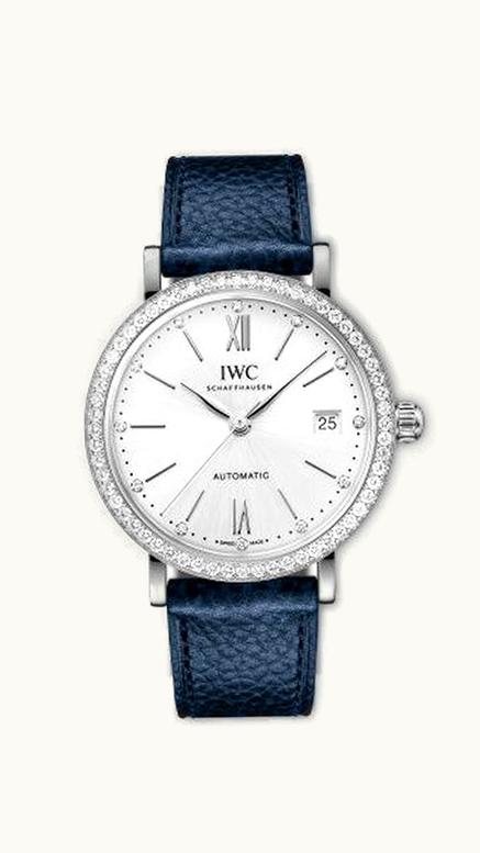 IWC Portofino Automatic 37 Stainless Steel - Diamond / Silver