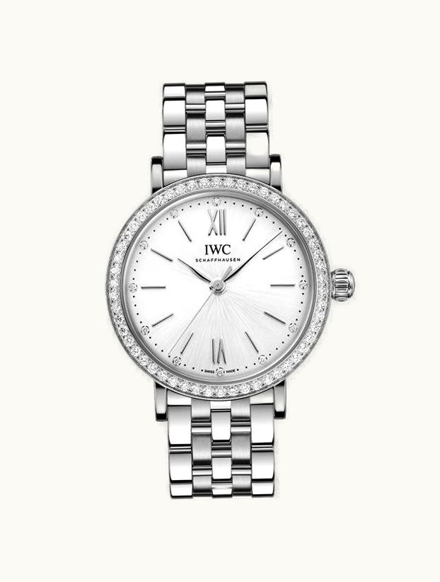 IWC Portofino 34 Stainless Steel - Diamond / Silver / Bracelet
