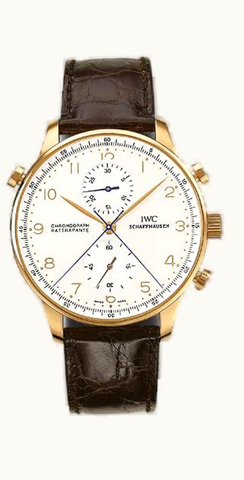IWC Portugieser Chrono-Rattrapante Rose Gold / Silver