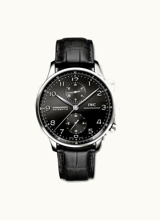 IWC Portuguese Chrono-Automatic Stainless Steel / Black