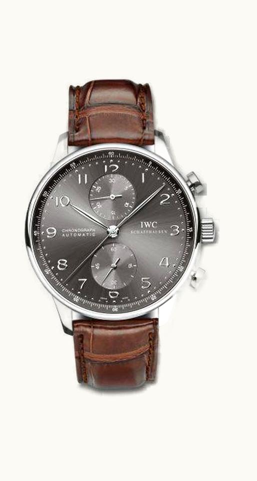 IWC Portuguese Chrono-Automatic White Gold / Ardoise