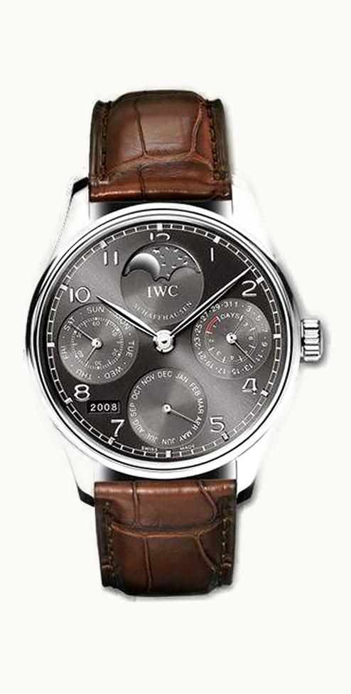 IWC Portuguese Perpetual Calendar 5022 White Gold / Ardoise